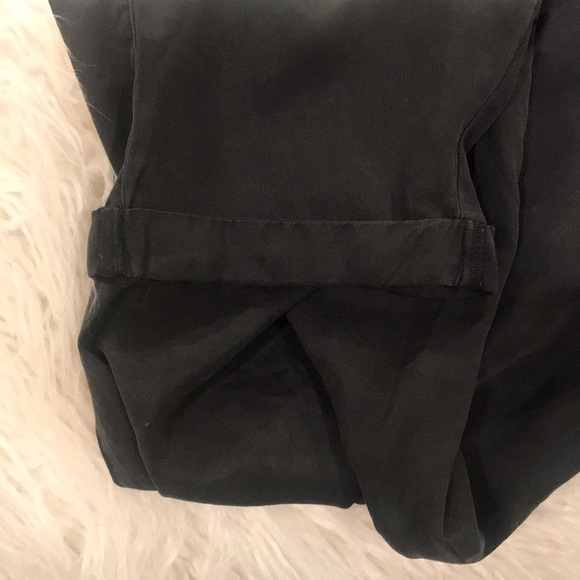 Moody Jumpsuit Charcoal Drawstring Waist Long Sleeve S - Picture 13 of 15